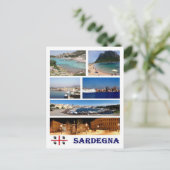 Italy - Sardinia - Mosaic - Postkarte (Stehend Vorderseite)