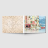 Italy Sea | Portofino Watercolor Wedding Gästebuch (Voll)