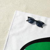 ITALY Shades Custom Text Strandtuch (Beispiel)