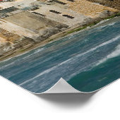 Italy, Sicily, Cefalu, Town View with Duomo from Poster (Ecke)