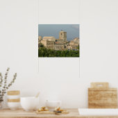 Italy, Sicily, Enna, Town View from Rocca di 2 Poster (Küche)