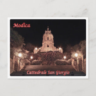 Italy - Sicily - Modica - San Giorgio Cathedral - Postkarte