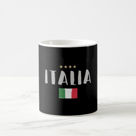 Italy Soccer Football Fan Shirt Flag Kaffeetasse (Mittel)