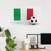 Italy Soccer Poster (Heimbüro)