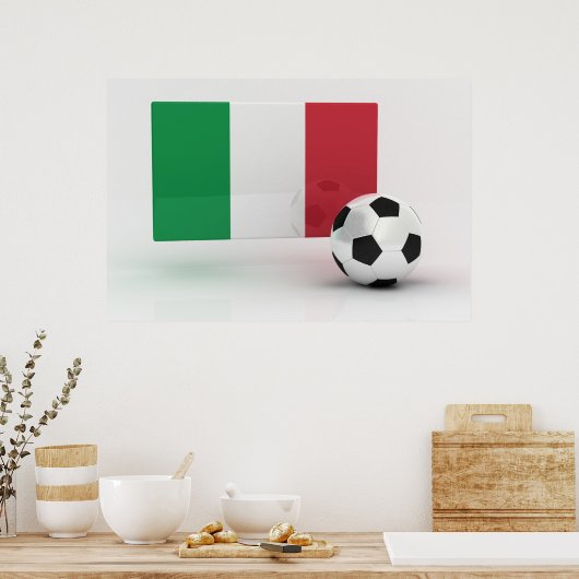 Italy Soccer Poster (Küche)