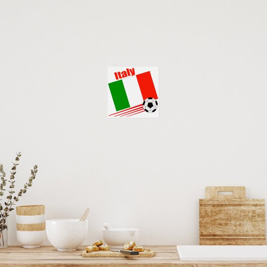 Italy Soccer Team Poster (Küche)