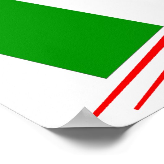 Italy Soccer Team Poster (Ecke)