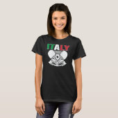 Italy Table Tennis   Support Italian Ping Pong Tea T-Shirt (Vorne ganz)