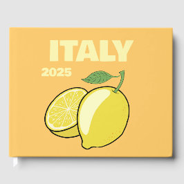 Italy travel coffee table book gästebuch