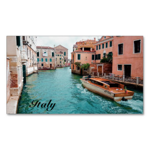Italy Venice Magnetische Visitenkarte
