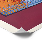 Italy Venice Vintage Travel Poster - Framed (Ecke)