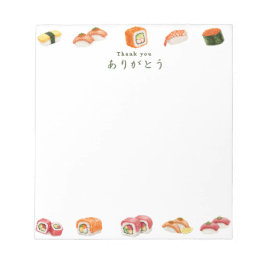 Itamae〈Sushi Chefs） collection ありがとう Japanese Notizblock