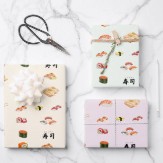 Itamae〈Sushi Chefs） collection Geschenkpapier Set