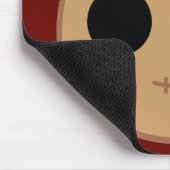 Itami der Voodoo-Puppen-Kopf Mousepad (Ecke)