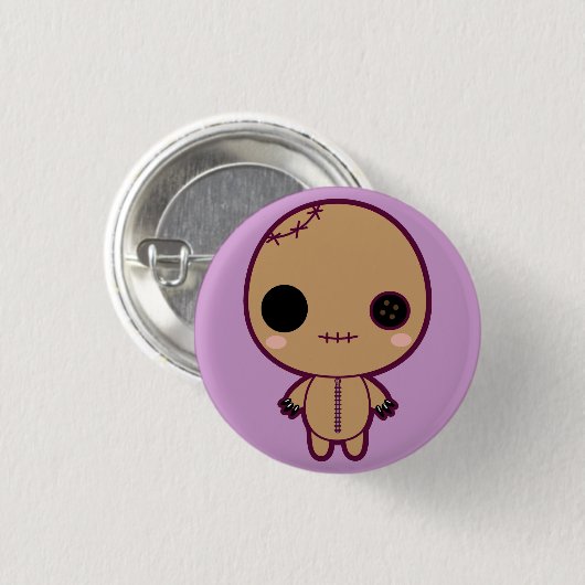 Itami die Voodoo-Puppe Button (Vorne & Hinten)
