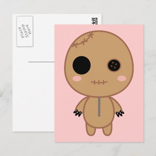 Itami, die Voodoo-Puppe Postkarte (Vorne/Hinten)