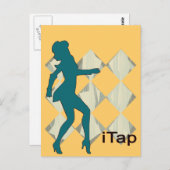 iTap Gal | iPod-Grafik für Stich Postkarte (Vorne/Hinten)