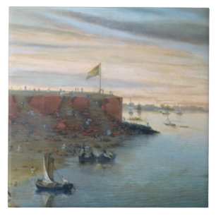 Itapiru, Paraguay, 1866 (Öl auf Leinwand) Fliese