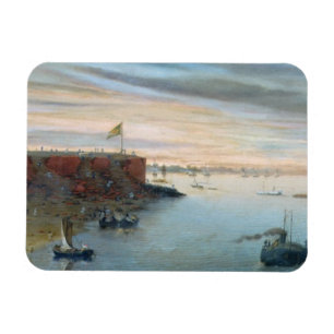 Itapiru, Paraguay, 1866 (Öl auf Leinwand) Magnet