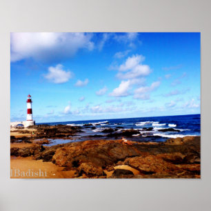 Itapua beach, Salvador, Brazil Poster