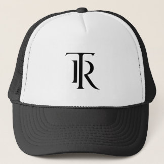 ITARUM Minimalist Luxury Monogram Logo Black T-Shi Truckerkappe
