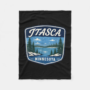 Itasca Minnesota See Natur Outdoor-Abenteuer Fleecedecke