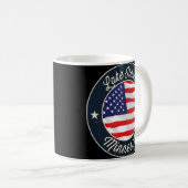 Itasca Patriotic Minnesota Souvenir Kaffeetasse (VorderseiteRechts)