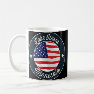 Itasca Patriotic Minnesota Souvenir Kaffeetasse