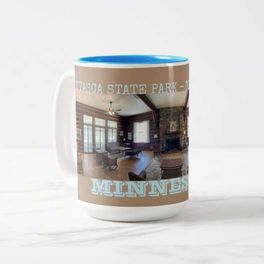 Itasca Staat Park DOUGLAS LODGE Tasse (Vorderseite Links)