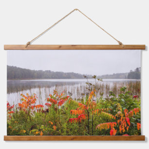 Itasca Staat Park Minnesota Wandteppich Mit Holzrahmen