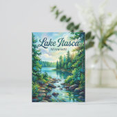 Itasca State Park Minnesota Postkarte (Stehend Vorderseite)