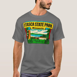 Itasca State Park Minnesota Vintage Travel T-Shirt