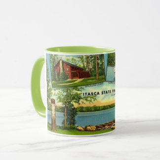 Itasca State Park Vintage-Werbebecher Tasse
