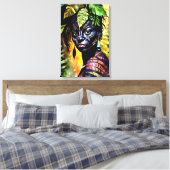 Itáyara - Frauen in Amazonien Leinwanddruck (Insitu (Schlafzimmer))