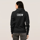ITC CREW Round Aufdruck Hoodie (Schwarz voll)