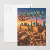 Itchan Kala Usbekistan Postkarte (Vorne/Hinten)