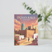 Itchan Kala Usbekistan Postkarte (Stehend Vorderseite)