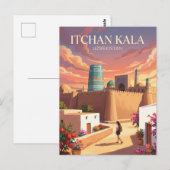 Itchan Kala Usbekistan Postkarte (Vorne/Hinten)