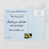 Itchin' & Scratchin' Raccoon Save the Date Ankündigungspostkarte (Rückseite)