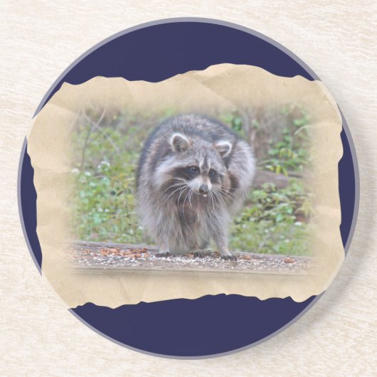 Itchin' & Scratchin' Raccoon Untersetzer (Vorne)