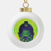 Itchiwan Ornaments Keramik Kugel-Ornament (Vorderseite)