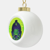 Itchiwan Ornaments Keramik Kugel-Ornament (Rechts)