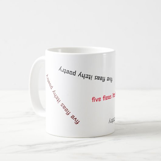 Itchy Poets Tasse (Vorderseite Links)