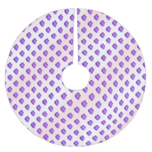 ITD-Beeren und -Creme Polyester Weihnachtsbaumdecke