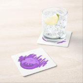 ITD-Beeren und -Creme Rechteckiger Pappuntersetzer (Vor Ort)