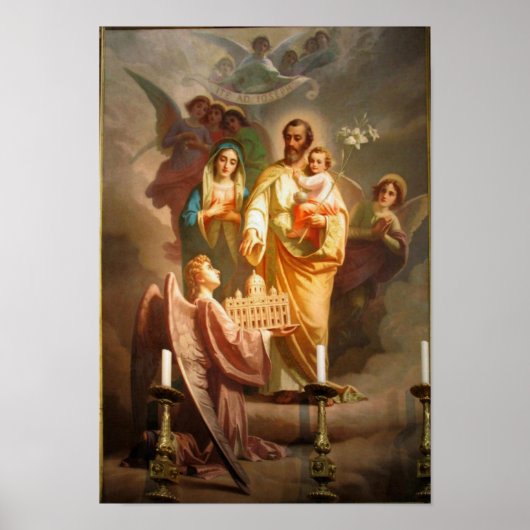 Ite ad Joseph Altarpiece Poster (Vorne)