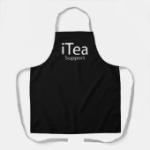 iTea-Support - Ein Papa-Witz für Teetrinker - lust Schürze (Vorderseite)
