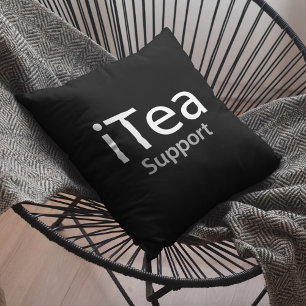 iTea Support - Ein Papa-Wortwitz für Teetrinker - Kissen