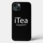 iTea support - Ein Pun für Teetrinker - Funny Case-Mate iPhone Hülle (Rückseite)