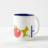 iTeach Zweifarbige Tasse (VorderseiteRechts)
